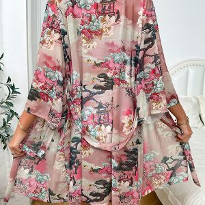 Robe de Chambre Kimono en Satin pour Femme « Brise Satinée »