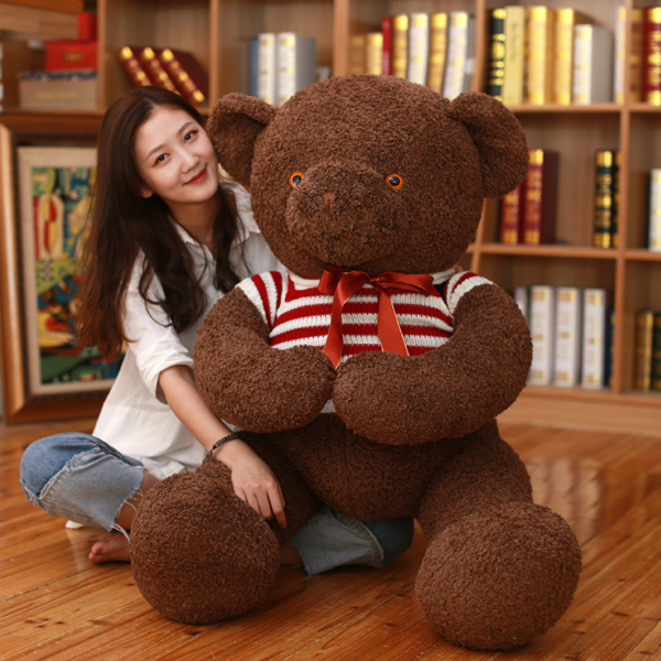 Guido - Nounours géant marron foncé