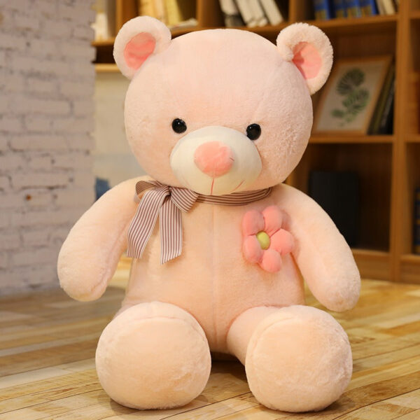 Prune - Ours en Peluche Géant Rose
