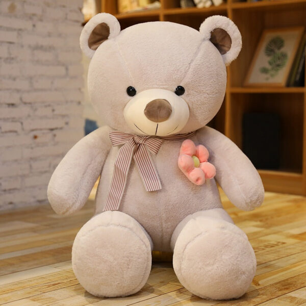 Aby - Ours en Peluche Géant Gris