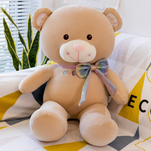 Brisby - Ours en peluche géant marron
