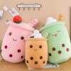 Peluche Bubble Tea - Crème Chantilly Kawaii