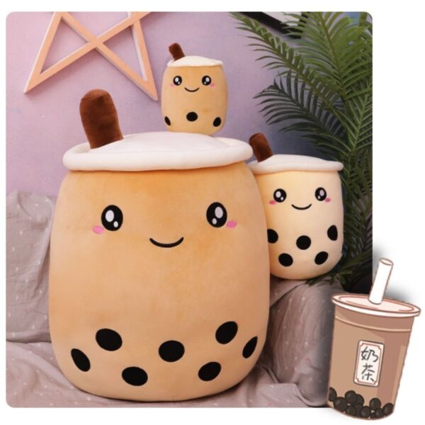 Peluche Bubble Tea - Kawaii Souriant