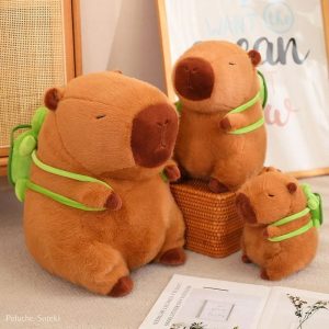 Peluche Capybara et son sac Tortue