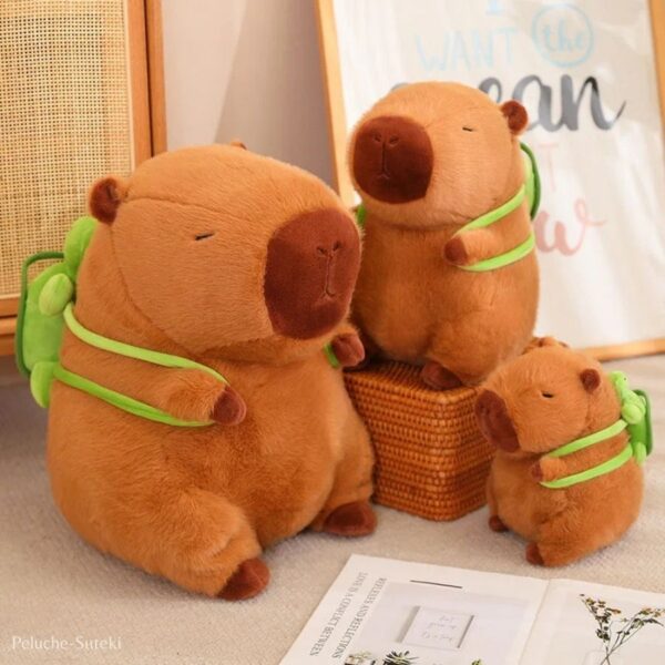 Peluche Capybara et son sac Tortue