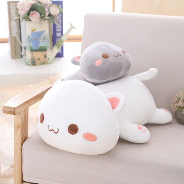 Peluche Chat Kawaii couché