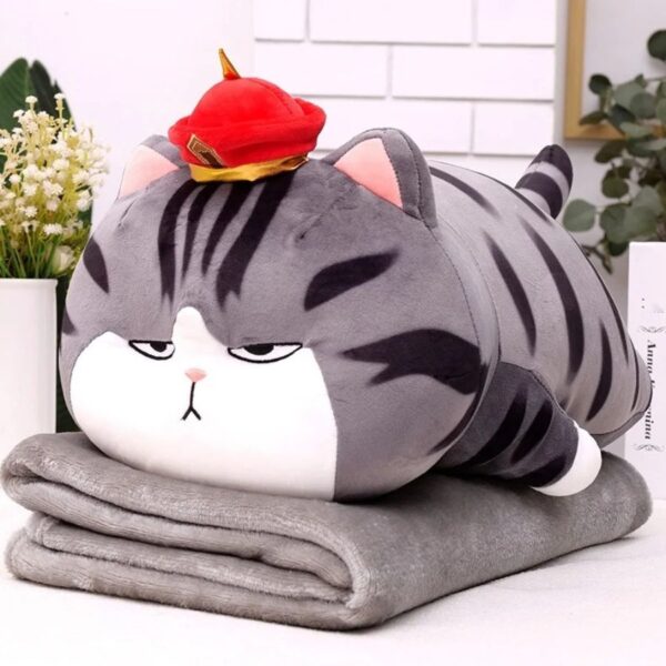 Peluche Chat Coussin - Empereur