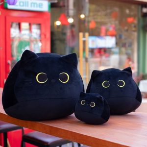 Peluche Chat Bouboule Noir
