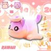 Peluche Chaton Kawaii Cat Food™ DONUT