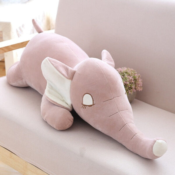 Peluche éléphant 60 cm pour chambre d'enfant