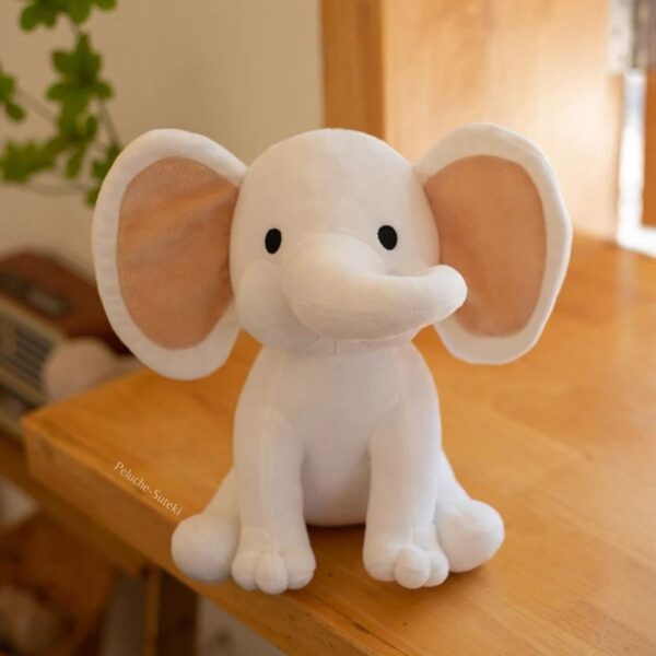 Peluche Elephant Blanc
