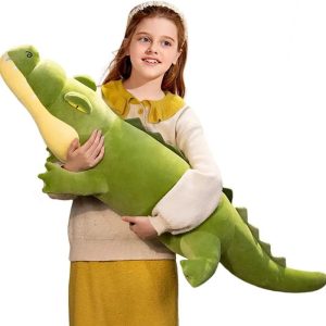 Jouet crocodile en peluche à domestiquer