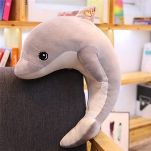 Peluche dauphin géant apprivoisé