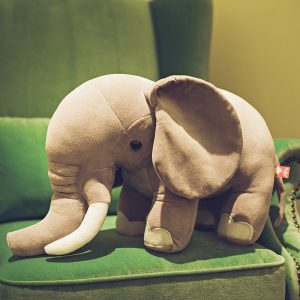 Peluche éléphant xxl sauvage