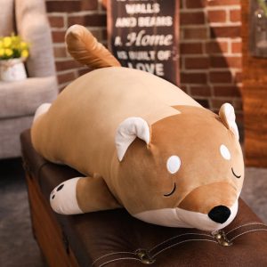 Peluche chien géant Shiba
