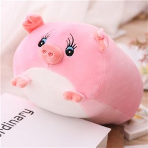 Maman cochon en peluche avec gros yeux