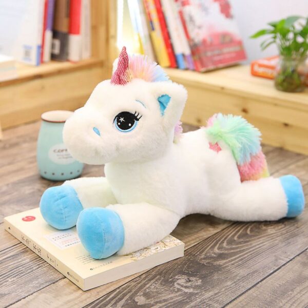 Peluche Licorne Couchée - Coussin