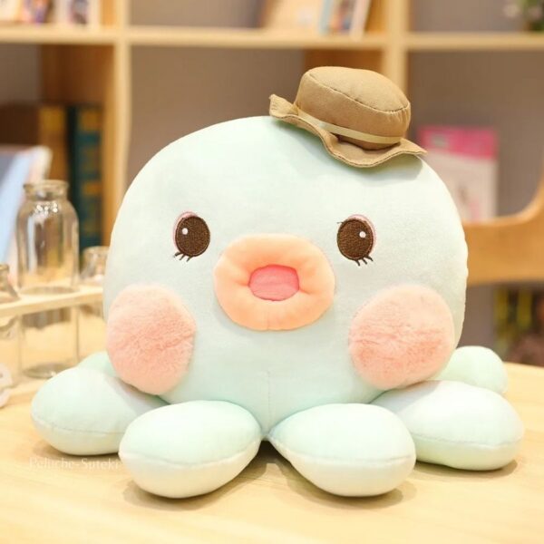 Peluche Poulpe Kawaii Rigolo