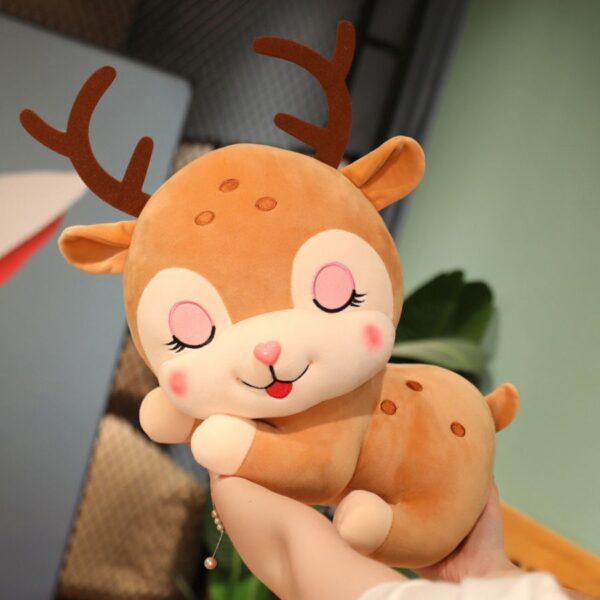 Peluche Renne endormi