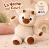 Peluche Vache Highland qui court
