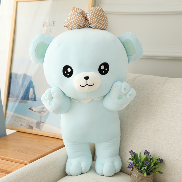 Ticky - Peluche XXL Bleue