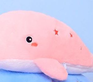 Peluche baleine rose