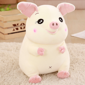 Grosse peluche cochon mignon et attachant