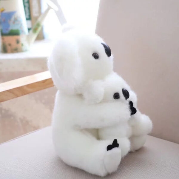 Jouet bébé Koala et sa maman blanc