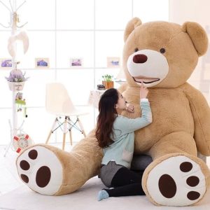 Peluche géante en forme d’ours pour se blottir tendrement