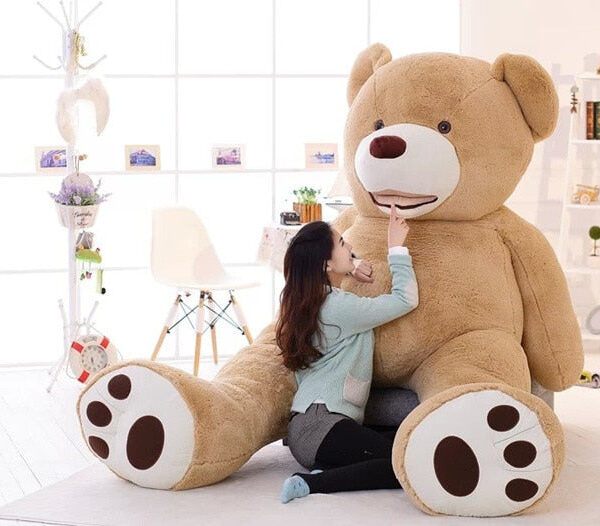 Peluche géante en forme d'ours pour se blottir tendrement