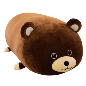 Nounours brun protecteur aux grands yeux