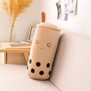 Pluche géante moelleuse en forme de tasse