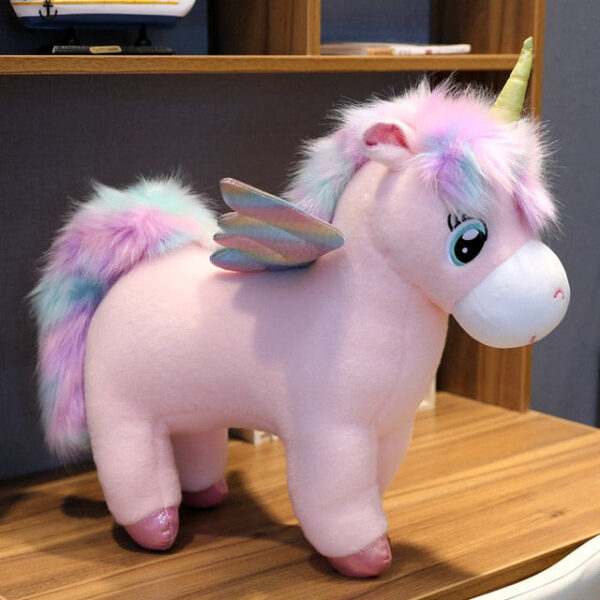Licorne féérique en peluche ultra douce