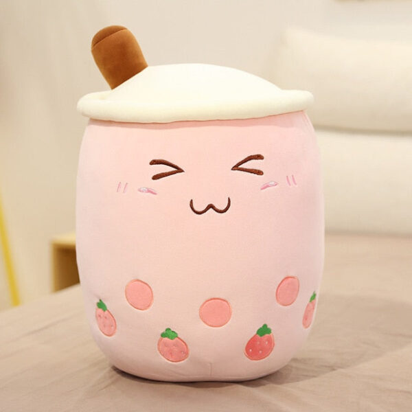 Tasse adorable en coussin doudou rose