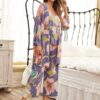 Pyjama 3 Pièces Pour Femmes "Fleur Enchantée"