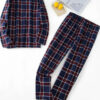 Pyjama À Carreaux Pour Homme "Chaleur Nocturne"