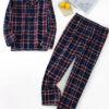 Pyjama À Carreaux Pour Homme "Chaleur Nocturne"