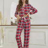 Pyjama à Carreaux Pour Femme "Nuit de Rêve"