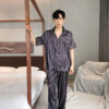 Pyjama Chic Pour Homme En Satin "Calme Nocturne"