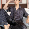 Pyjama Chic Pour Homme En Satin "Calme Nocturne"