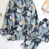 Pyjama D'intérieur Pour Femme "Jardin de Minuit"