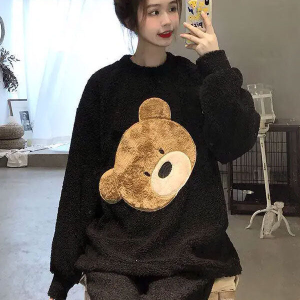 Pyjama Polaire Douillet Pour Femme "Ourson"
