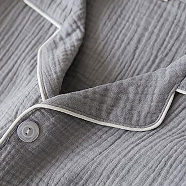 Pyjama En Coton Pour Homme Gris "Brume Matinale"