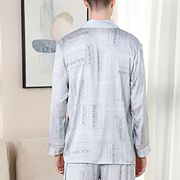 Pyjama En Satin Pour Homme "Icecream"