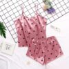 Pyjama En Satin "Rosée d'Amour"