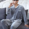 Pyjama En Velours Pour Homme "Velours Hivernal"