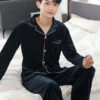 Pyjama En Velours Pour Homme "Velours Hivernal"