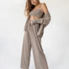 Ensemble Pyjama Pour Femme 3 pièces "Café douceur"