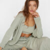 Beau Pyjama Pour Femme 3 Pièces "Rêve Vert"