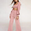 Pyjama Pour Femme Confortable 3 pièces "Rosée Matinale"